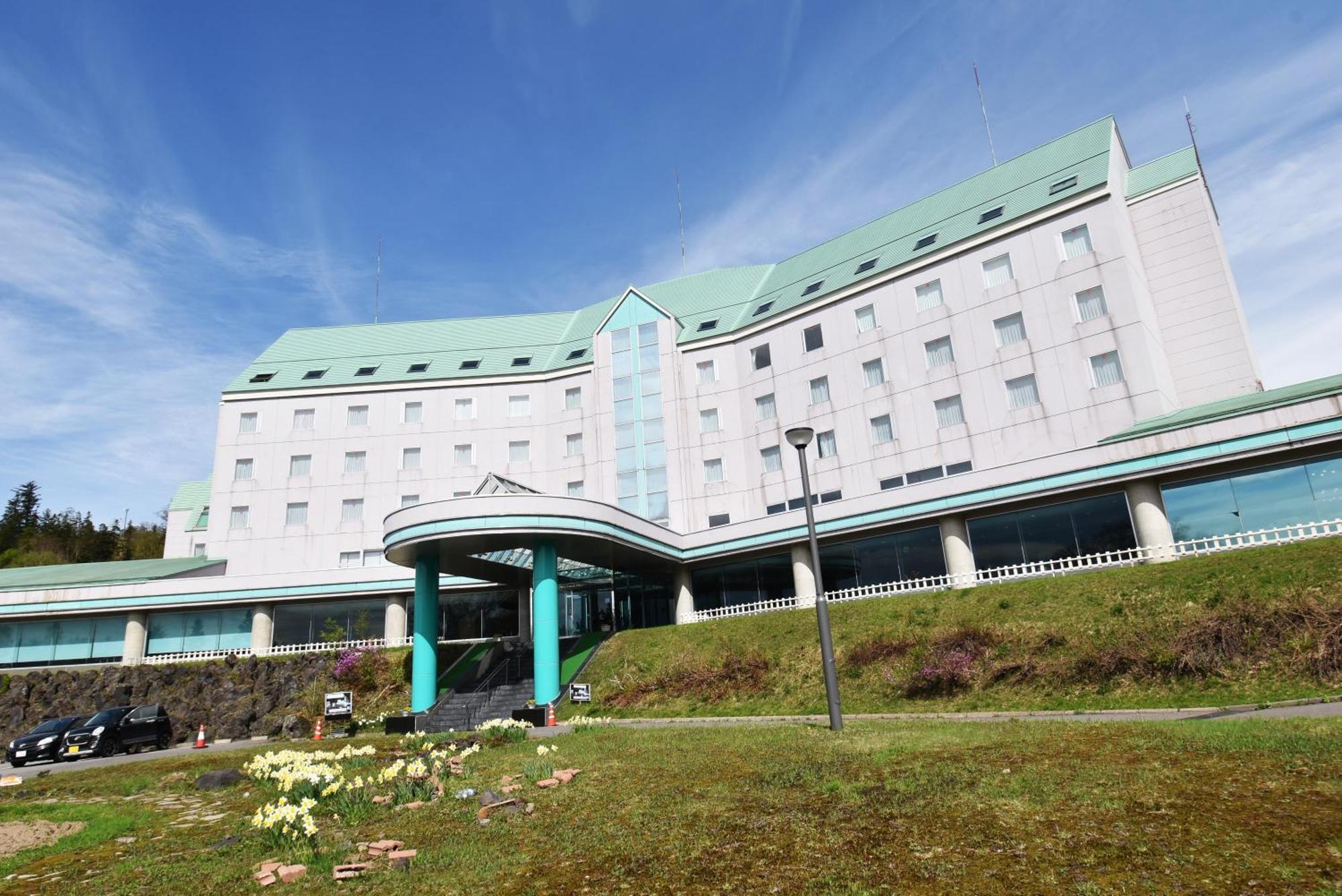 Biei Shirogane Onsen Hotel Park Hills Exterior foto