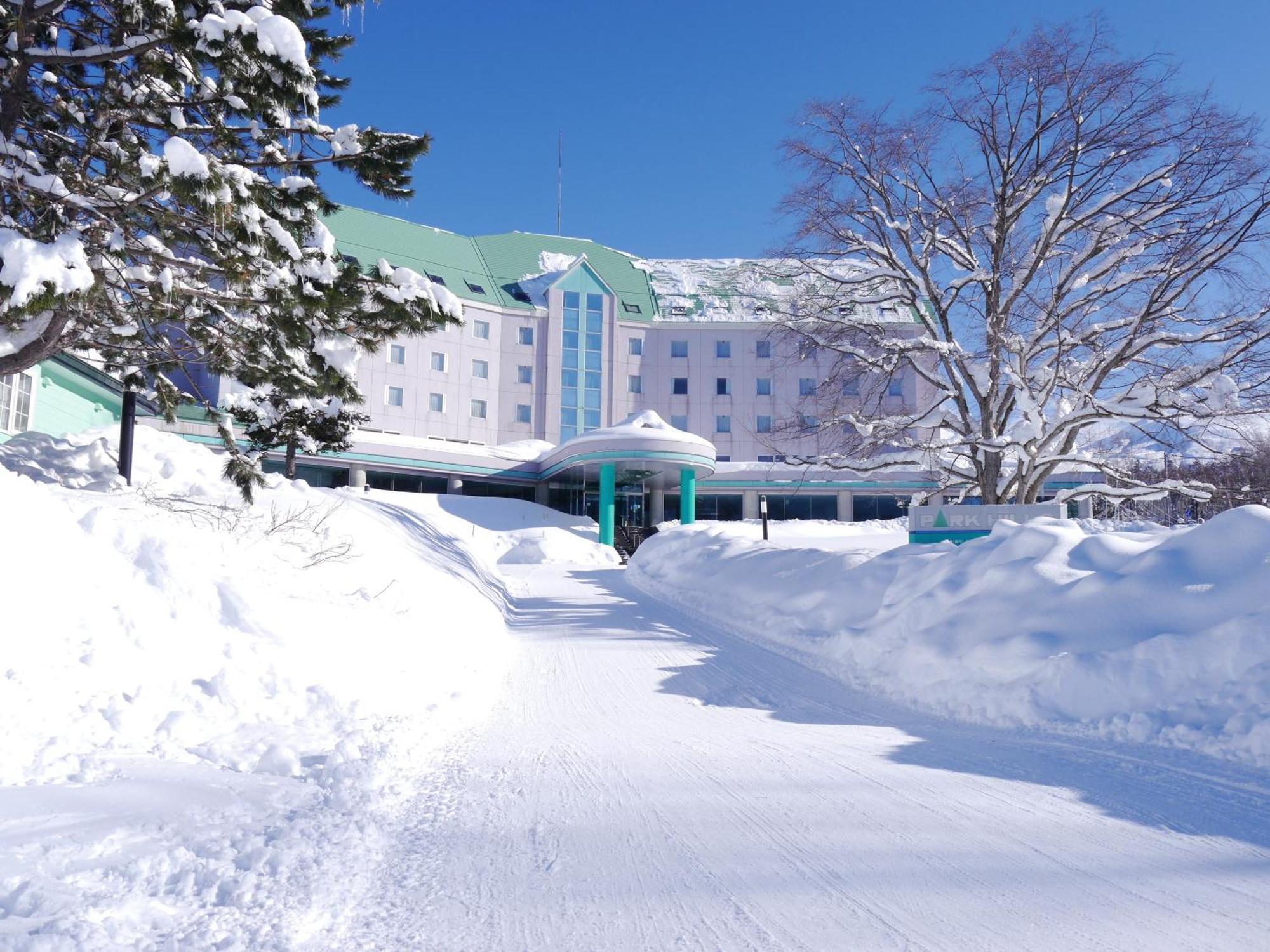 Biei Shirogane Onsen Hotel Park Hills Exterior foto